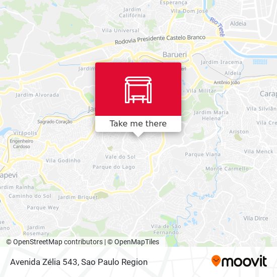 Avenida Zélia 543 map