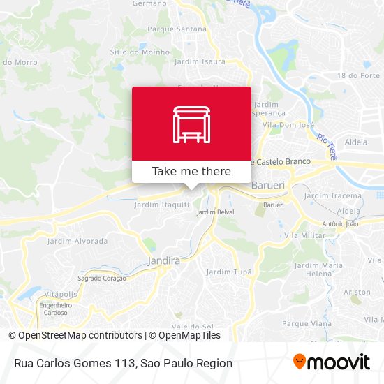 Rua Carlos Gomes 113 map