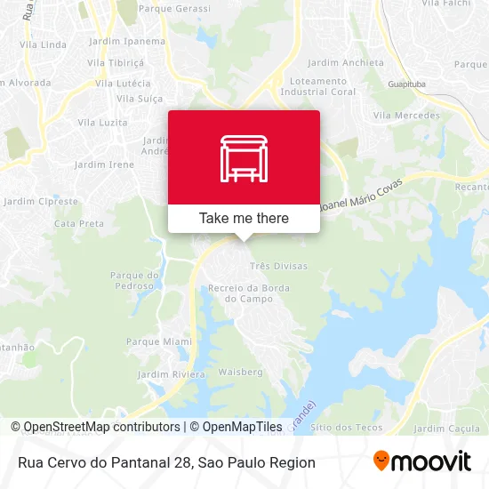 Rua Cervo do Pantanal 28 map