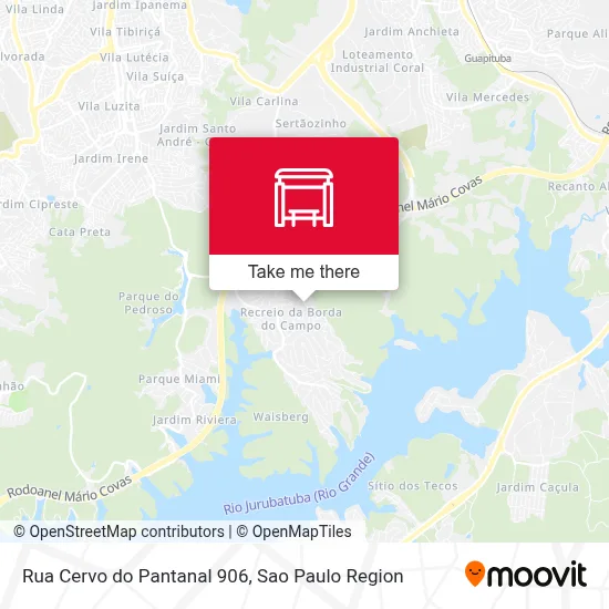 Rua Cervo do Pantanal 906 map