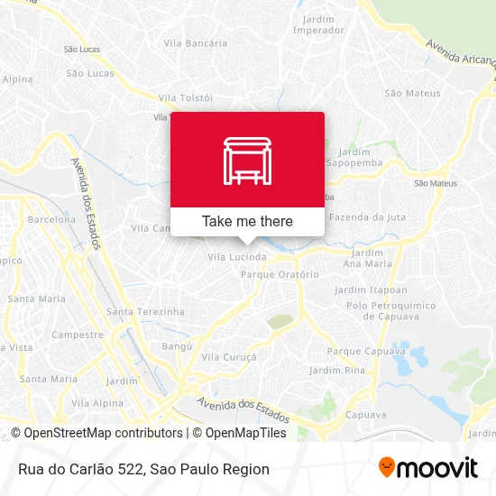 Rua do Carlão 522 map