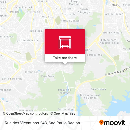 Rua dos Vicentinos 248 map