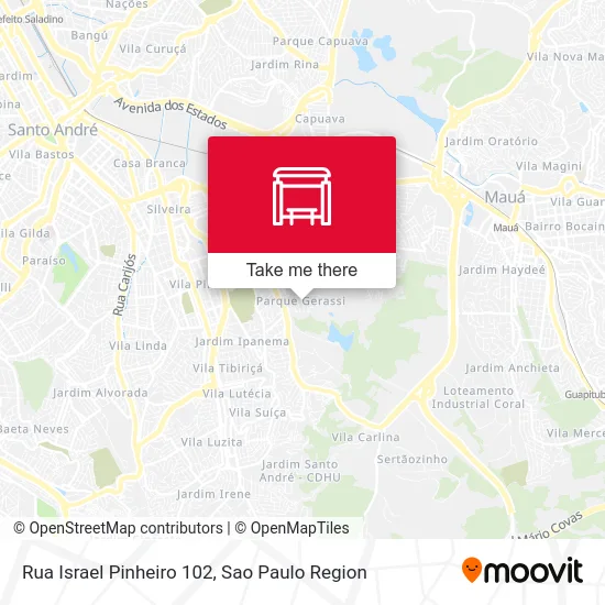 Rua Israel Pinheiro 102 map