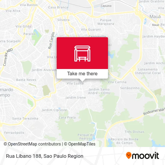 Rua Líbano 188 map