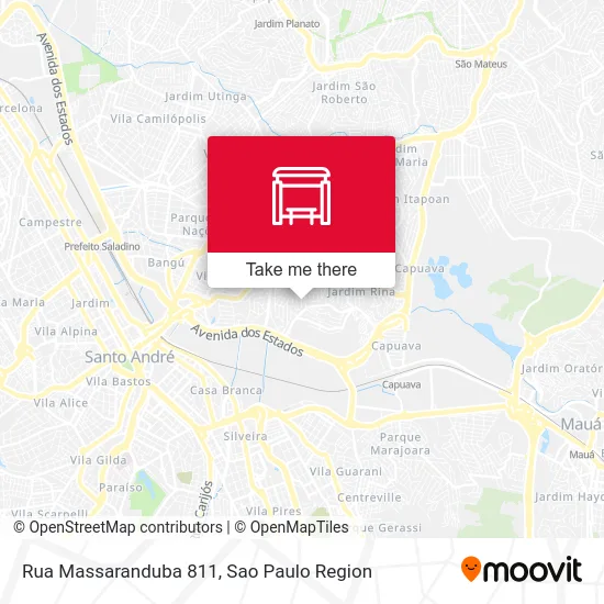 Rua Massaranduba 811 map