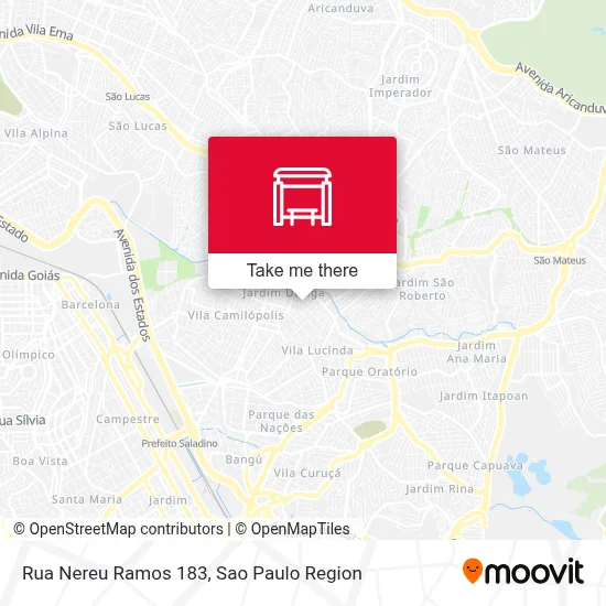 Rua Nereu Ramos 183 map