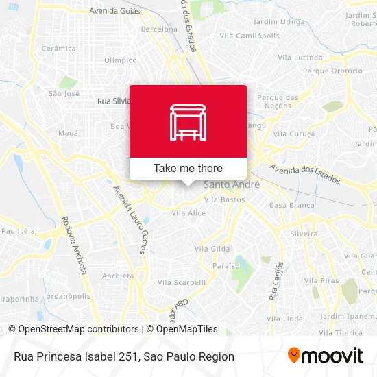 Rua Princesa Isabel 251 map