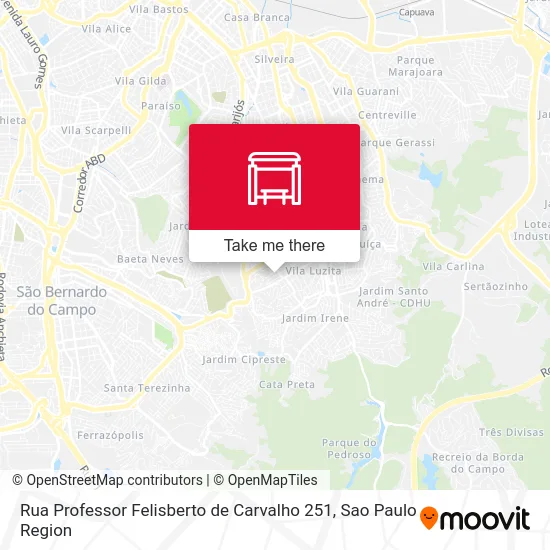 Rua Professor Felisberto de Carvalho 251 map