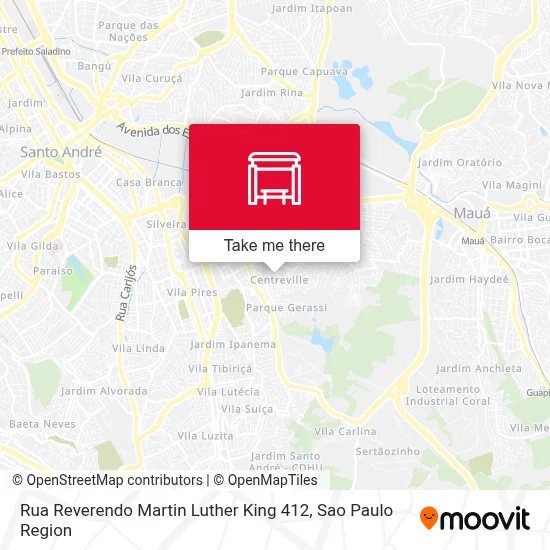 Rua Reverendo Martin Luther King 412 map