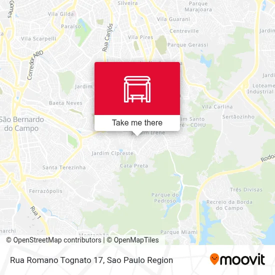 Rua Romano Tognato 17 map
