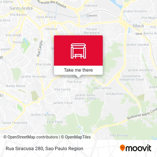Rua Siracusa 280 map
