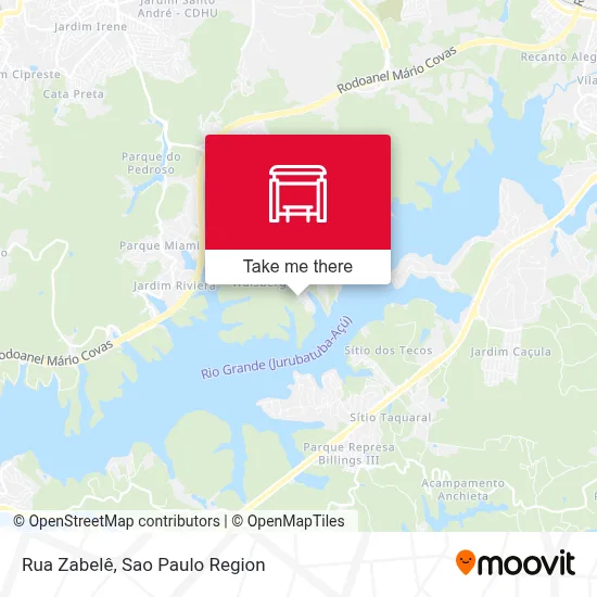 Rua Zabelê map