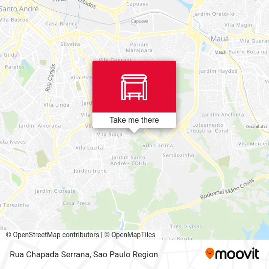 Rua Chapada Serrana map