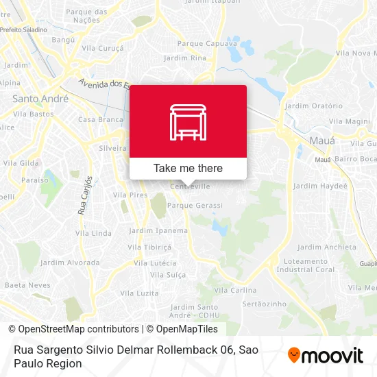 Mapa Rua Sargento Silvio Delmar Rollemback 06