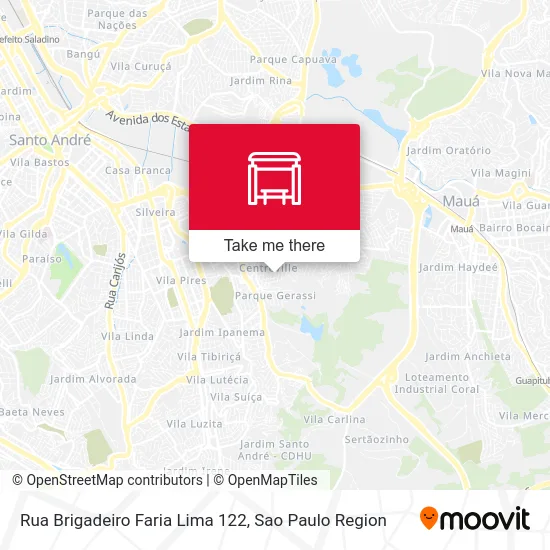 Rua Brigadeiro Faria Lima 122 map