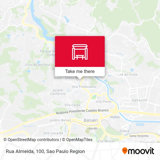 Rua Almeida, 100 map