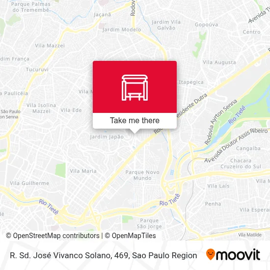 R. Sd. José Vivanco Solano, 469 map