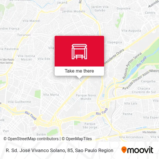 R. Sd. José Vivanco Solano, 85 map