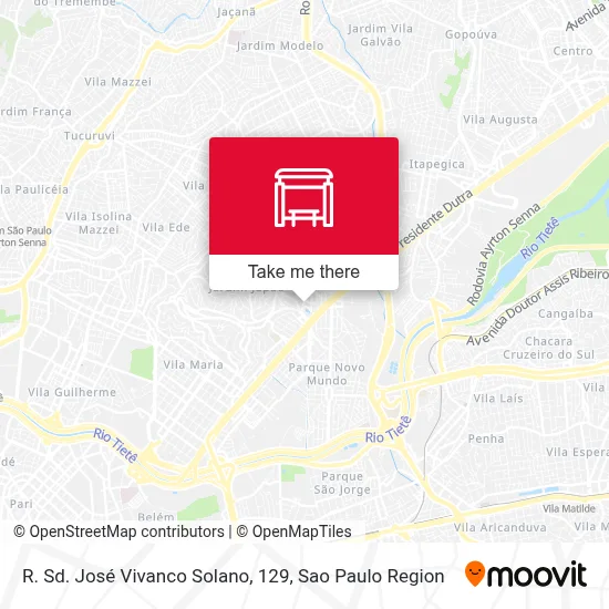 R. Sd. José Vivanco Solano, 129 map