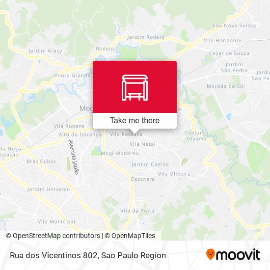 Rua dos Vicentinos 802 map