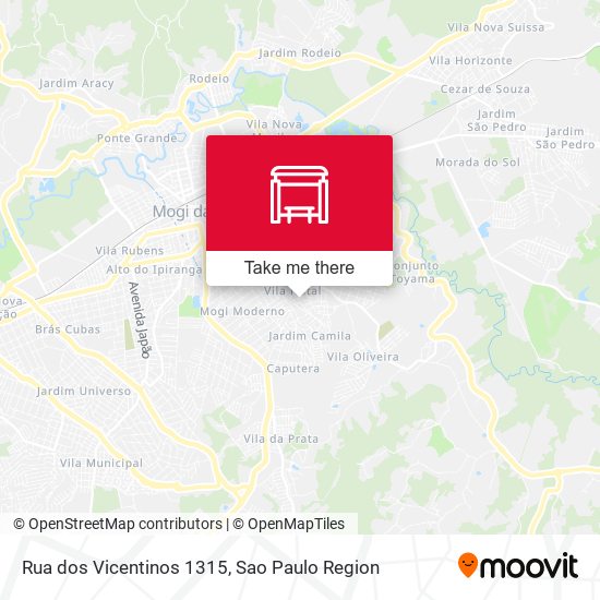 Rua dos Vicentinos 1315 map