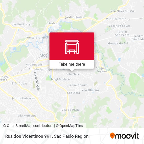 Rua dos Vicentinos 991 map