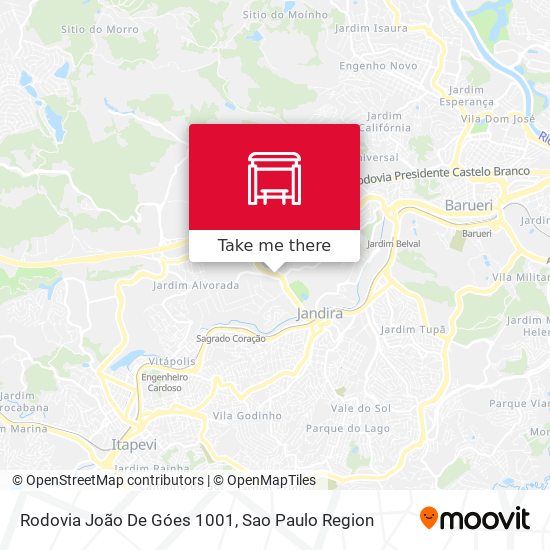 Rodovia João De Góes 1001 map
