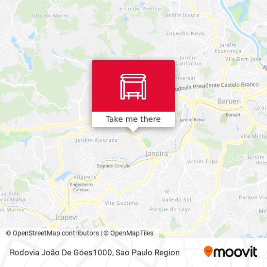 Rodovia João De Góes1000 map