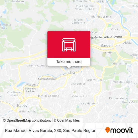 Rua Manoel Alves García, 280 map