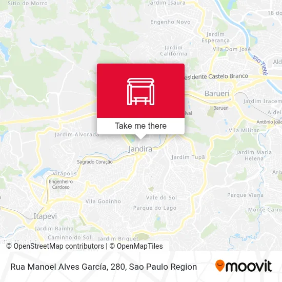 Rua Manoel Alves García, 280 map