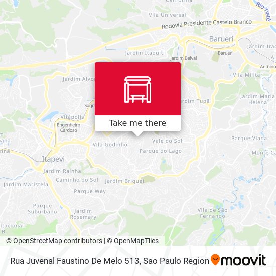 Rua Juvenal Faustino De Melo 513 map