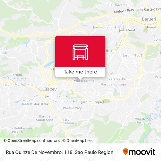 Rua Quinze De Novembro, 118 map