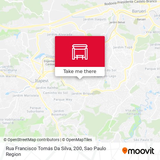 Rua Francisco Tomás Da Silva, 200 map