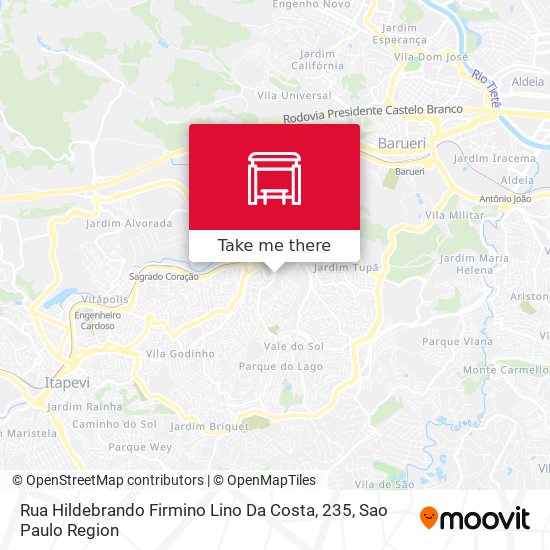 Rua Hildebrando Firmino Lino Da Costa, 235 map