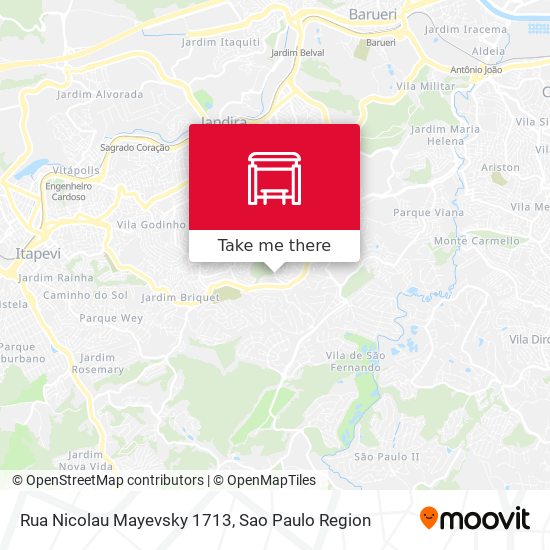 Rua Nicolau Mayevsky 1713 map