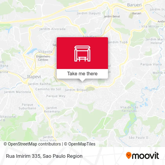 Rua Imirim 335 map