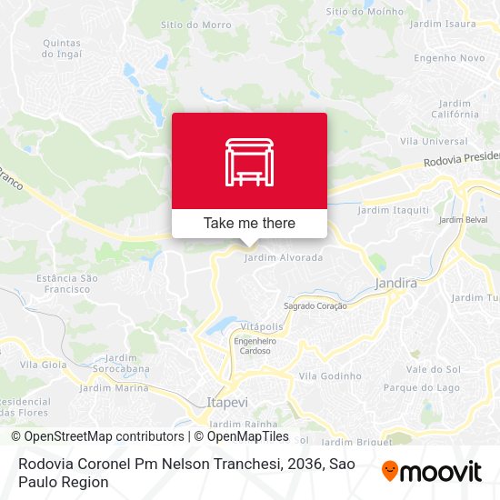 Rodovia Coronel Pm Nelson Tranchesi, 2036 map