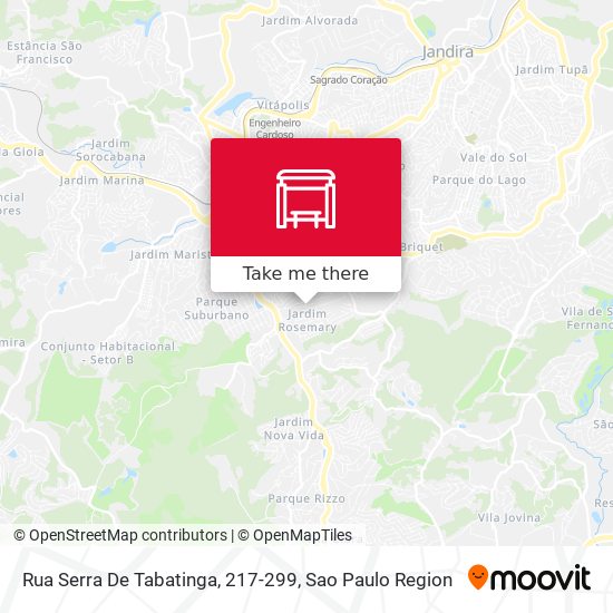 Rua Serra De Tabatinga, 217-299 map