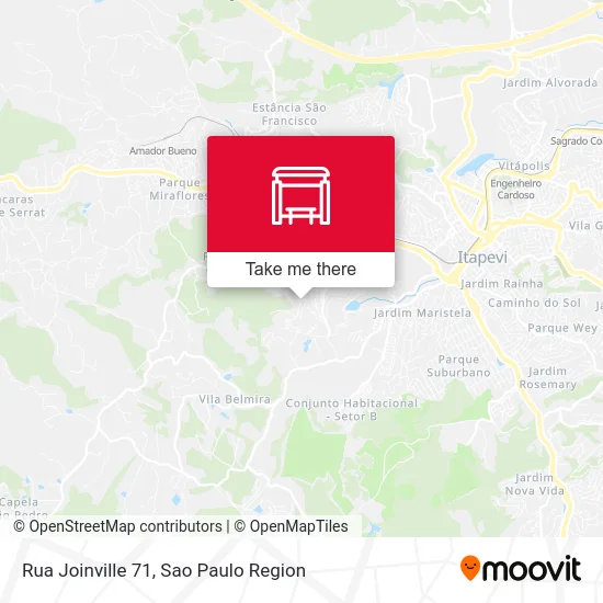 Rua Joinville 71 map