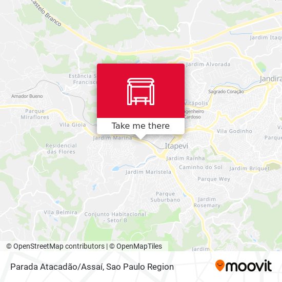 Parada Atacadão/Assaí map