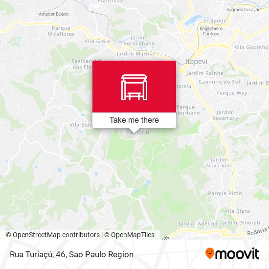 Rua Turiaçú, 46 map