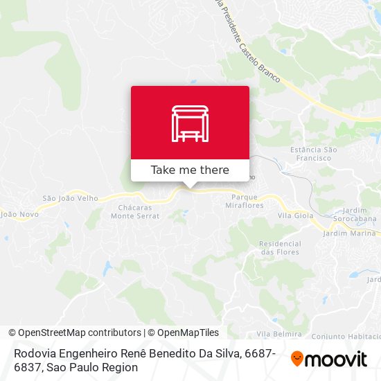 Rodovia Engenheiro Renê Benedito Da Silva, 6687-6837 map