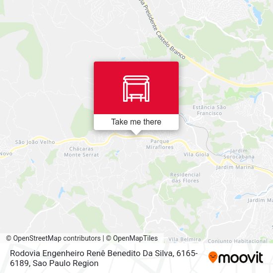 Rodovia Engenheiro Renê Benedito Da Silva, 6165-6189 map