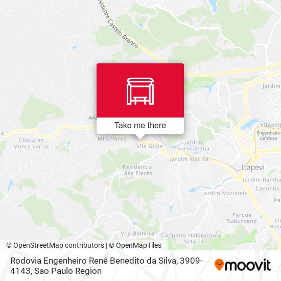Rodovia Engenheiro Renê Benedito da Silva, 3909-4143 map