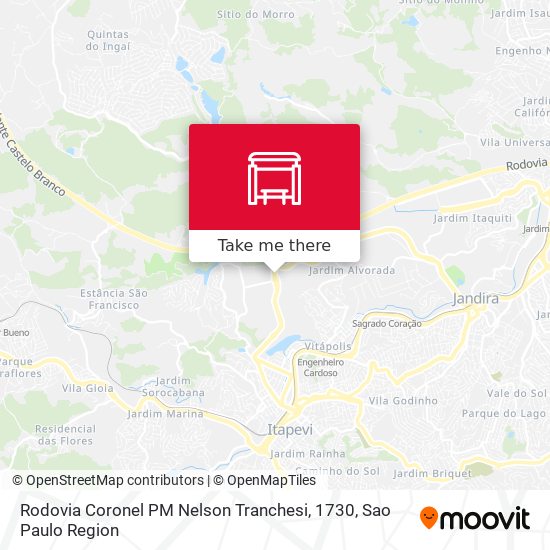 Rodovia Coronel PM Nelson Tranchesi, 1730 map