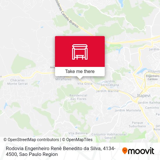 Rodovia Engenheiro Renê Benedito da Silva, 4134-4500 map