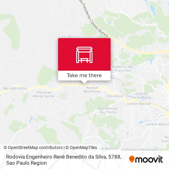 Rodovia Engenheiro Renê Benedito da Silva, 5788 map