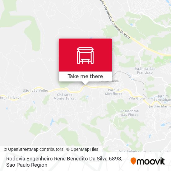 Rodovia Engenheiro Renê Benedito Da Silva 6898 map
