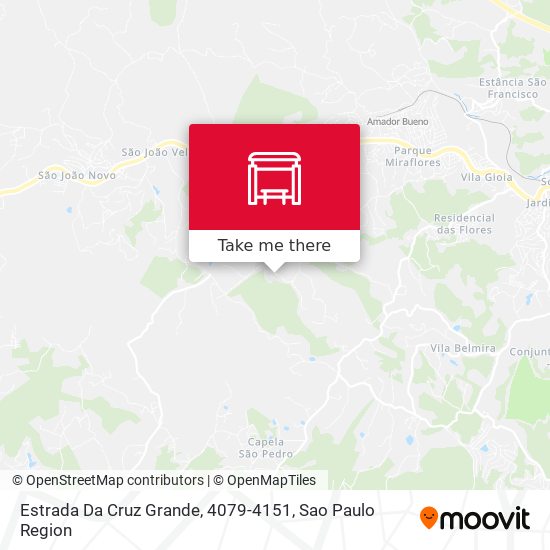 Estrada Da Cruz Grande, 4079-4151 map