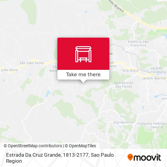 Estrada Da Cruz Grande, 1813-2177 map